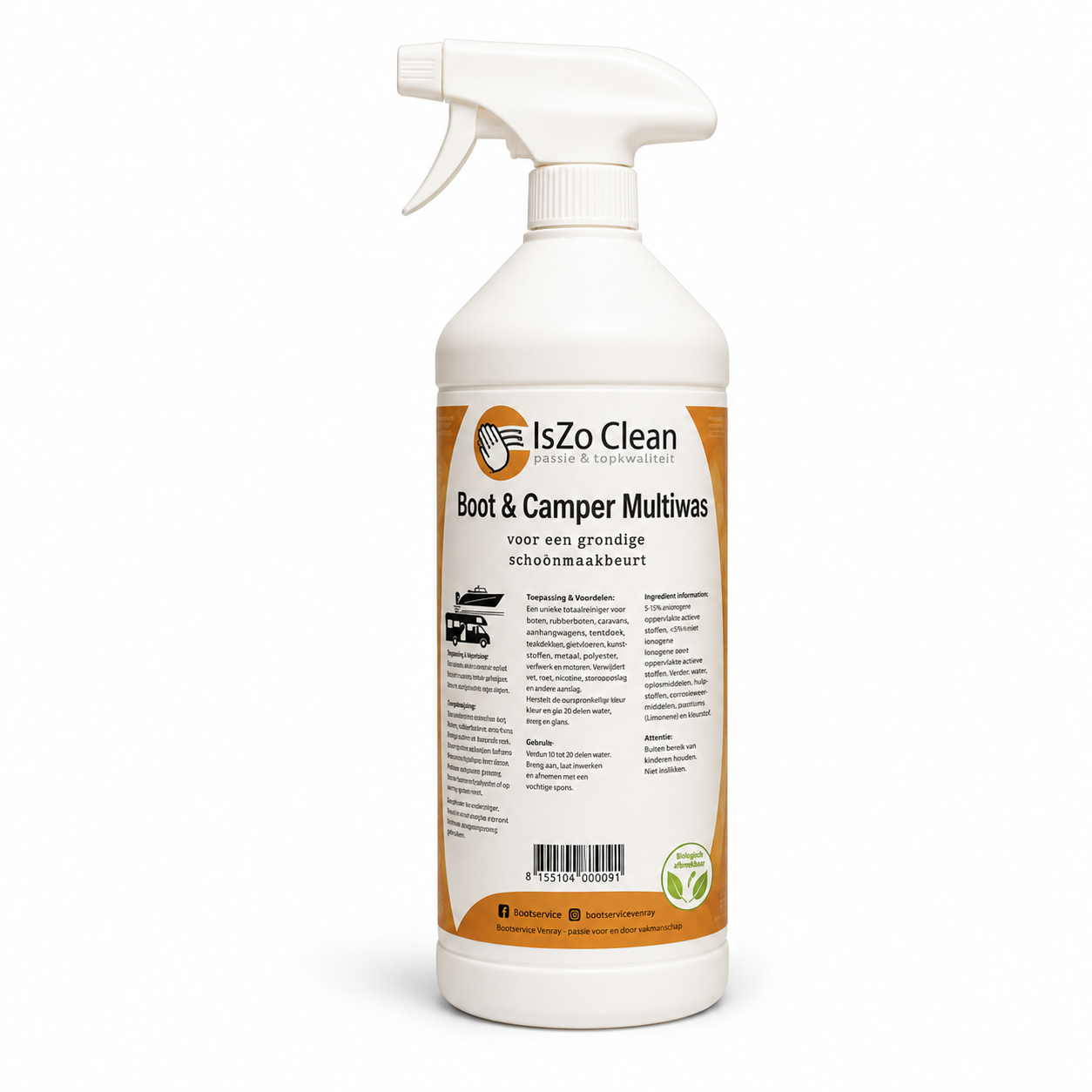 Boot en caravan Multiwas 1L