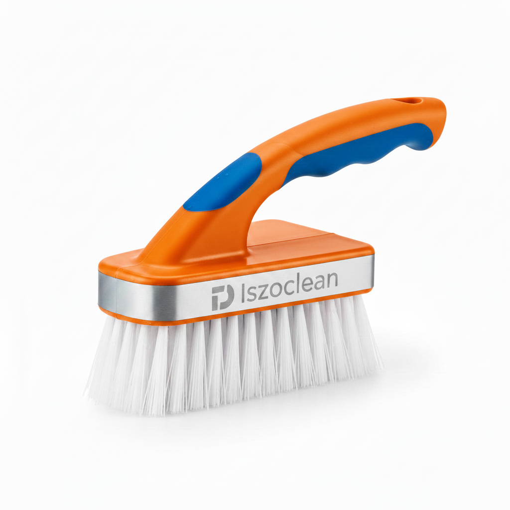 Borstel blauw oranje
